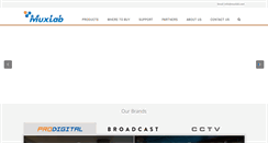 Desktop Screenshot of muxlab.com