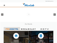 Tablet Screenshot of muxlab.com